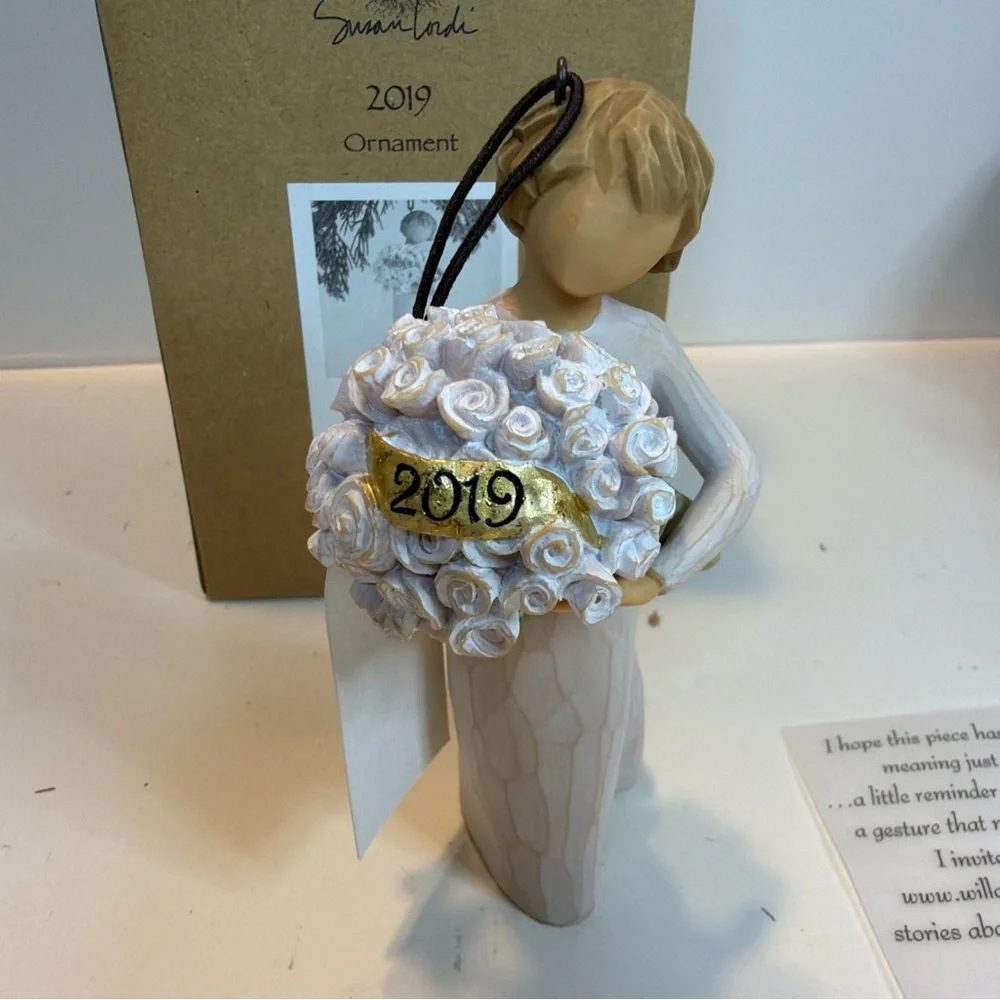 Willow Tree Angel Ornament 2019 An Abundant Year Of Memories Demdaco BRAND NEW
